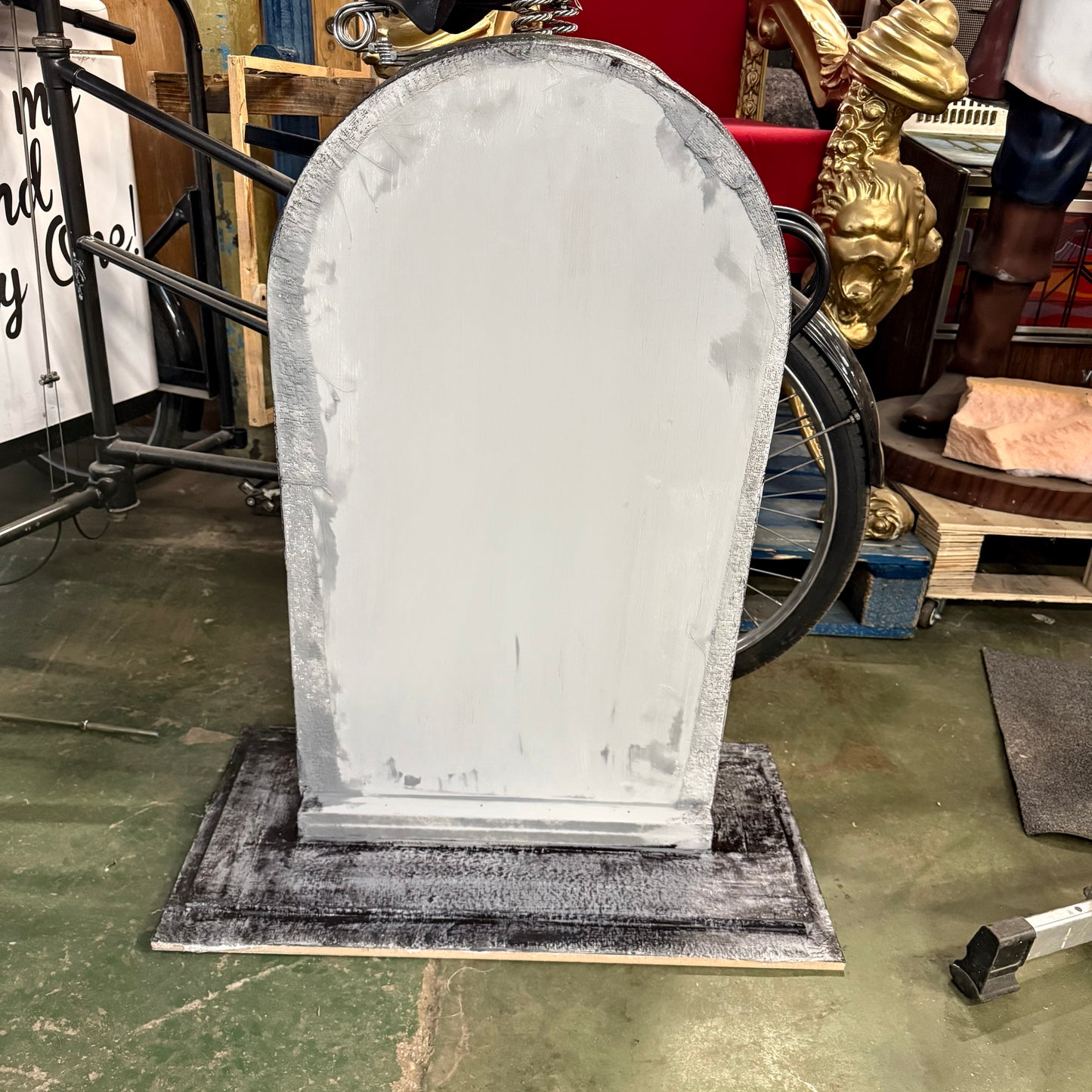 Free Standing Gravestone MDF / Plaster Halloween Horror Prop