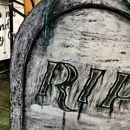 Free Standing Gravestone MDF / Plaster Halloween Horror Prop